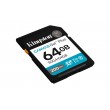 Kingston Technology Canvas Go! Plus 64GB SDXC Canvas Go Plus Gen4 200MB/s C10 UHS-I U3 V30