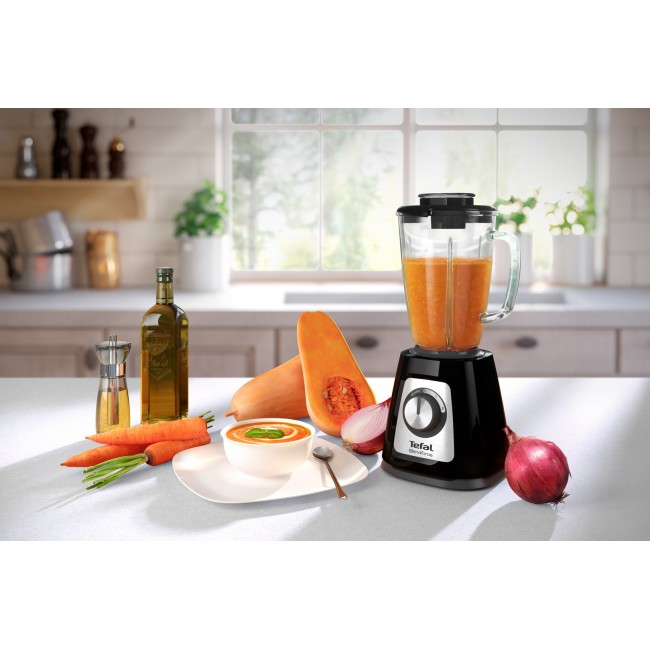 Tefal BlendForce II BL4388 blender 1.25 L Tabletop blender 800 W Black, Brushed steel Tefal BlendForce II BL4388 blender 1.25 L Tabletop blender 800 W Black, Brushed steel