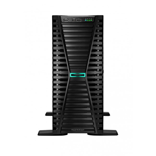 HPE ProLiant ML110 Gen11 4410Y 2.0GHz 12-core 1P 32GB-R VROC 8SFF 1000W RPS Server HPE ProLiant ML110 Gen11 4410Y 2.0GHz 12-core 1P 32GB-R VROC 8SFF 1000W RPS Server