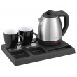 Adler AD 1354 Hotel kettle stainless steel 1.2 L + tray with cups black, steel Adler AD 1354 Hotel kettle stainless steel 1.2 L + tray with cups black, steel