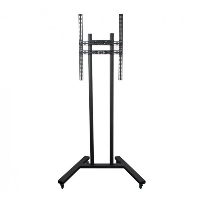 B-Tech Large Universal Flat Screen Trolley / Floor Stand (VESA 800 x 600) - 1.8m 50mm Poles