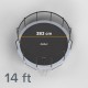 REBEL ACTIVE TRAMPOLINE PRO 14FT/427CM