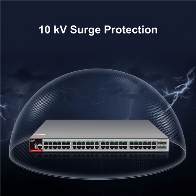 Ruijie Networks RG-S2915-48GT4MS-L network switch Managed L2 Gigabit Ethernet (10/100/1000) Grey
