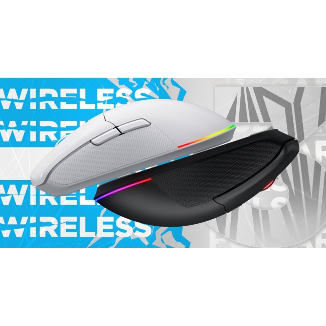 HATOR Pulsar 3 Wireless, black - Optical Yellow 100M Switches PixArt PMW 3311 (HTM630)