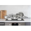 ELLE Home Stainless Steel Cookware Set ECCS200412A, 12 Pieces