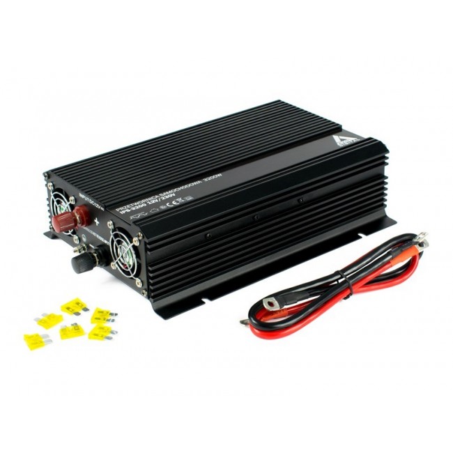 AZO Digital 12 VDC / 230 VAC Automotive Inverter IPS-3200 3200W