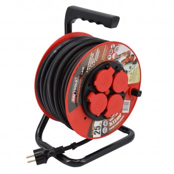 AWTOOLS EXTENSION CABLE DRUM PROFESSIONAL 50m 3x2.5mm 16A / 3680W / IP44