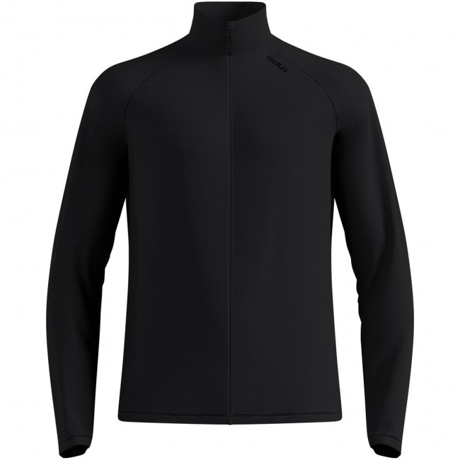 Bluza rozpinana męska Odlo ESSENTIAL WARM FULL ZIP Mid layer full zip czarna L