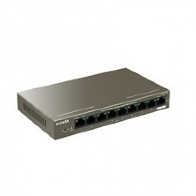 Tenda TEF1109P-8-102W network switch Fast Ethernet (10/100) Power over Ethernet (PoE) Metallic