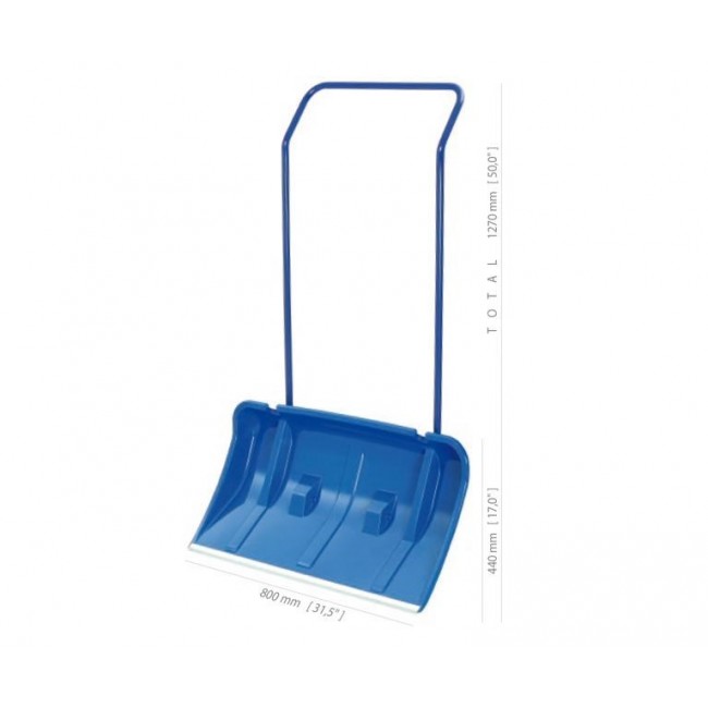PP. DOUBLE SHOVEL ARCTIC BLUE 80cm PP. DOUBLE SHOVEL ARCTIC BLUE 80cm