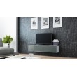 Cama TV stand VIGO 140 30/140/40 white/grey gloss Cama TV stand VIGO 140 30/140/40 white/grey gloss