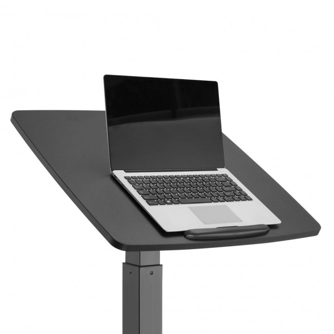 Maclean Laptop Table, Height Adjustable, for Standing Up Work, Max Height 113cm, MC-892B Maclean Laptop Table, Height Adjustable, for Standing Up Work, Max Height 113cm, MC-892B
