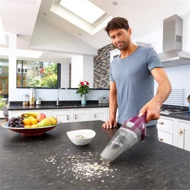 Black & Decker NVC115W handheld vacuum Grey, Purple Bagless Black & Decker NVC115W handheld vacuum Grey, Purple Bagless
