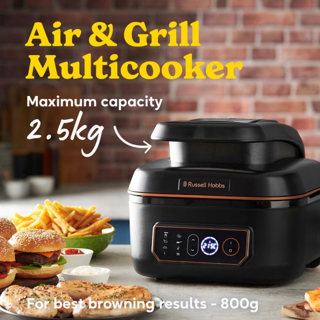 Russell Hobbs SatisFry Air & Grill Multikocher 5.5 L 1745 W Black Russell Hobbs SatisFry Air & Grill Multikocher 5.5 L 1745 W Black