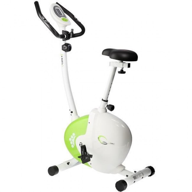 HMS magnetic bicycle white and green M9239