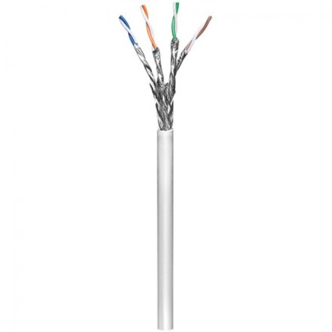Goobay CAT 6 network cable, S/FTP (PiMF), grey, 100m
