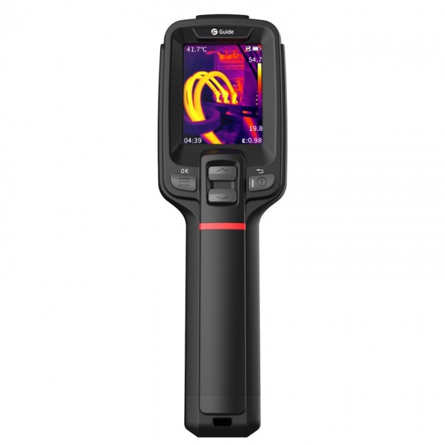 Guide Sensmart E1+ thermal imaging camera Vanadium Oxide Uncooled Focal Plane Arrays Black 120 x 90 pixels Built-in display LCD