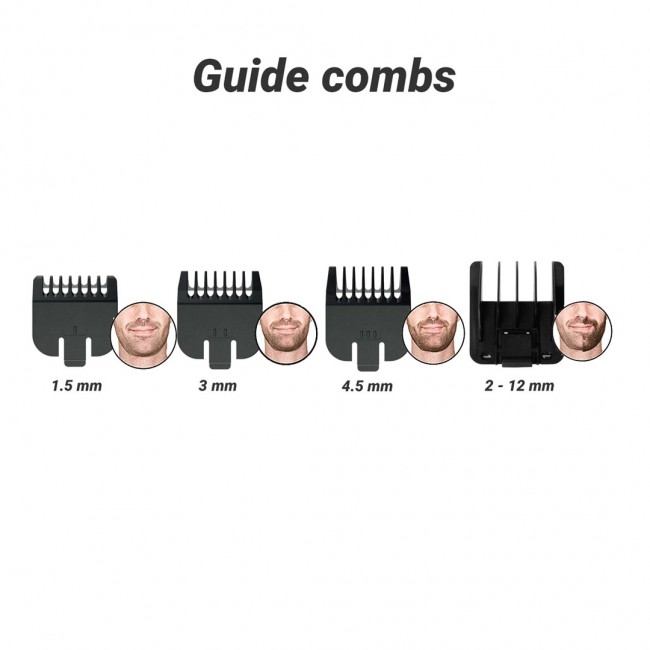 Wahl GroomsMan Pro Battery Black, Stainless steel