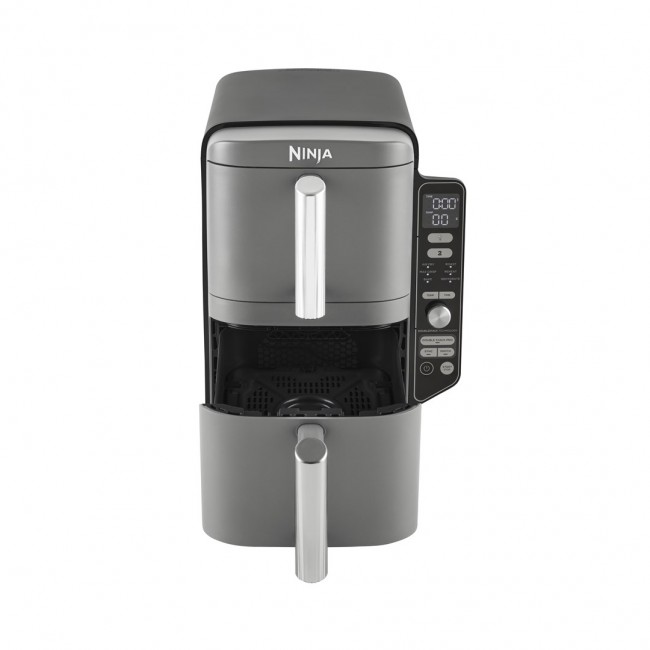 Ninja SL400EU fryer Double 9.5 L 2470 W Hot air fryer Black, Grey Ninja SL400EU fryer Double 9.5 L 2470 W Hot air fryer Black, Grey