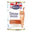 BUTCHER'S Delicious Dinners Pieces with venison in jelly - wet cat food - 400g