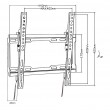Maclean TV MC-412 Wall Mount Bracket 32