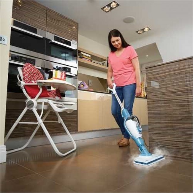 Black & Decker FSMH1321 steam cleaner Upright steam cleaner 0.5 L Blue, White 1300 W Black & Decker FSMH1321 steam cleaner Upright steam cleaner 0.5 L Blue, White 1300 W