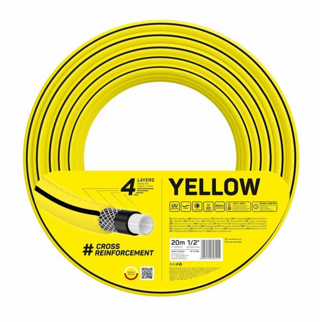WĄ OGRODOWY 4 YELLOW 3/4'' 50M WĄ OGRODOWY 4 YELLOW 3/4'' 50M