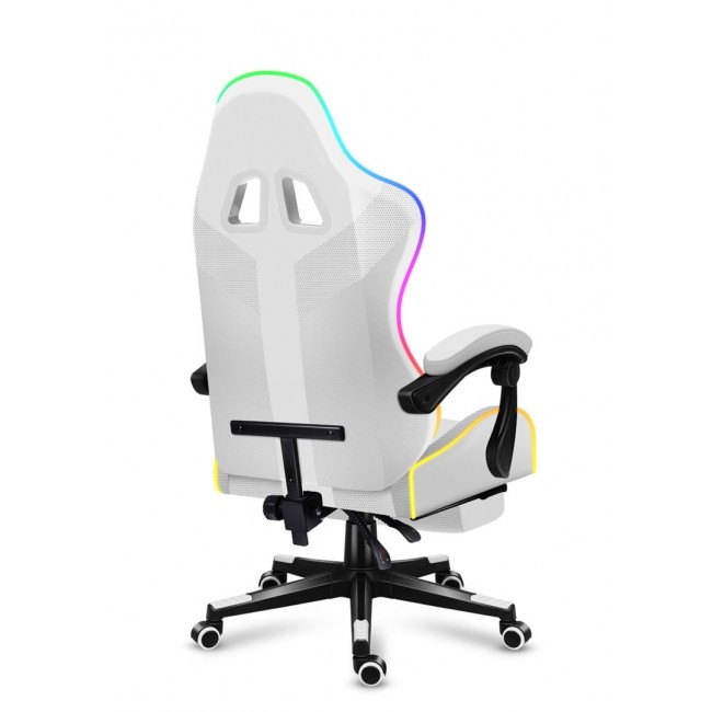 HUZARO FORCE 4.7 RGB White GAMING CHAIR HUZARO FORCE 4.7 RGB White GAMING CHAIR