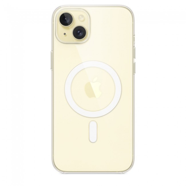 Apple iPhone 15 Plus Case with MagSafe - Transparent Apple iPhone 15 Plus Case with MagSafe - Transparent