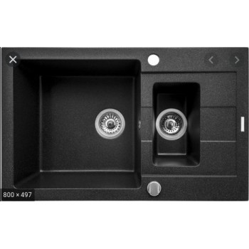PYRAMIS Sparta Plus (78x48) 1 1/2B 1D Top-mounted sink Rectangular