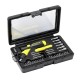set of 38 pcs. ratchet screwdriver pistol handle