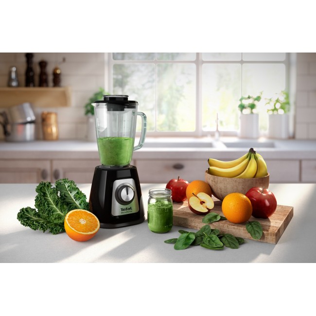 Tefal BlendForce II BL4388 blender 1.25 L Tabletop blender 800 W Black, Brushed steel Tefal BlendForce II BL4388 blender 1.25 L Tabletop blender 800 W Black, Brushed steel