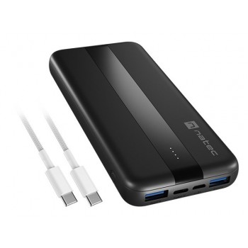 NATEC TREVI SLIM Q V2 Lithium Polymer (LiPo) 10000 mAh Black