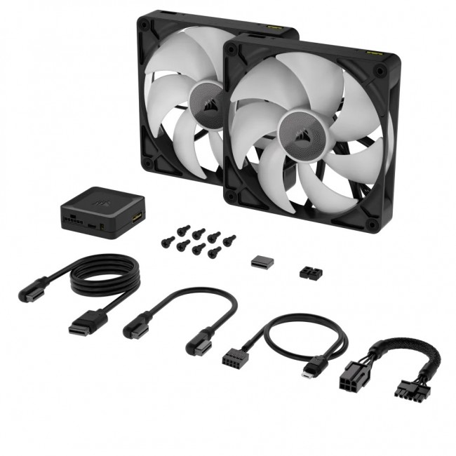 Corsair iCUE LINK RX140 RGB Computer case Fan 14 cm Black 2 pc(s) Corsair iCUE LINK RX140 RGB Computer case Fan 14 cm Black 2 pc(s)