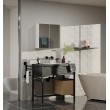 Topeshop POLA 2DL BIEL bathroom storage cabinet White
