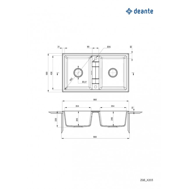 2-bowl granite sink