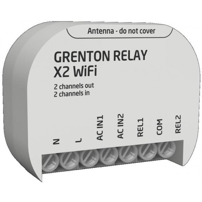 Modu wyj przeka nikowych (2 wyj.) Grenton / monta dopuszkowy / Wi-Fi