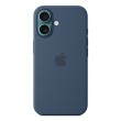 Apple iPhone16 Silicone Case with MagSafe - Denim Apple iPhone16 Silicone Case with MagSafe - Denim