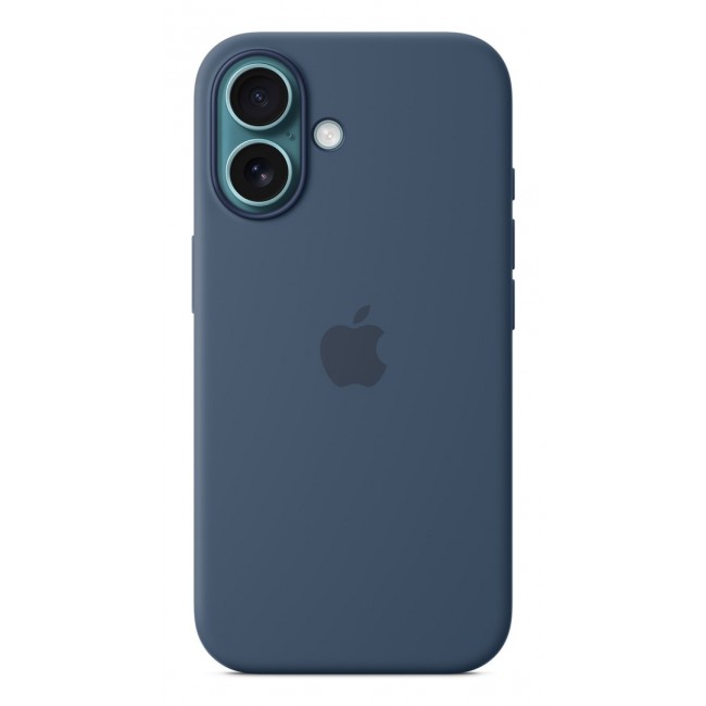 Apple iPhone16 Silicone Case with MagSafe - Denim Apple iPhone16 Silicone Case with MagSafe - Denim