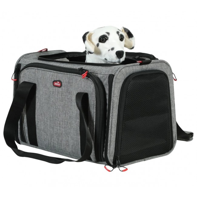 ZOLUX NOMAD M dog and cat carrier with extra space, 44 28 28 cm