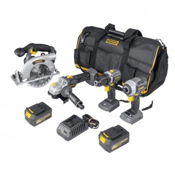 TOOL SET 4 TOOLS 2X4AH 18V