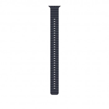 Apple 49mm Navy Ocean Band Extension - Natural Titanium Finish Apple 49mm Navy Ocean Band Extension - Natural Titanium Finish