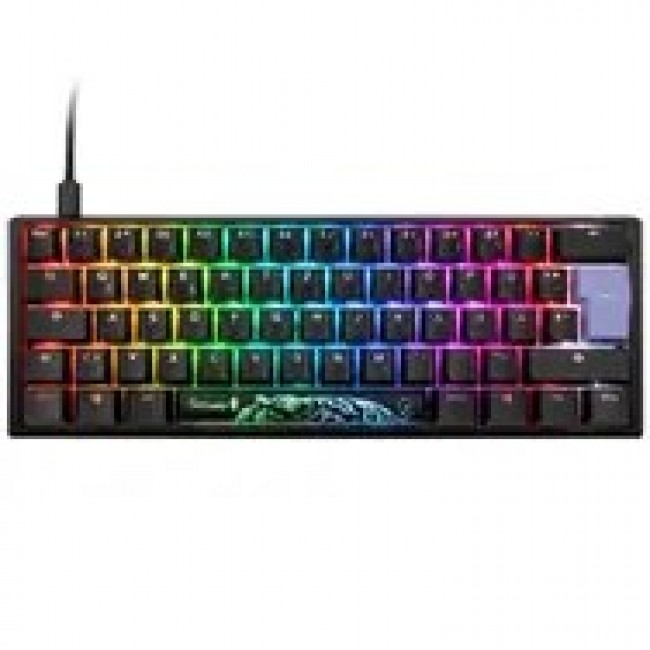 Ducky One 3 Classic Mini keyboard Gaming USB QWERTZ German Black, White