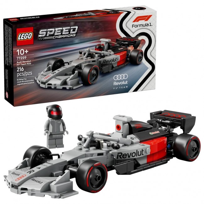 LEGO SPEED CHAMPIONS 77259 Audi Revolut F1 Team R26 Race Car LEGO SPEED CHAMPIONS 77259 Audi Revolut F1 Team R26 Race Car
