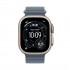 Apple Watch Ultra 3 GPS + Cellular 49mm Natural Titanium Case with Anchor Blue Ocean Band