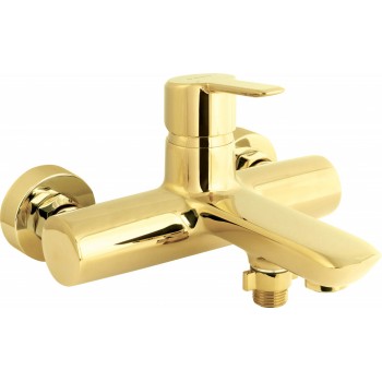 Wall-mounted bathtub mixer