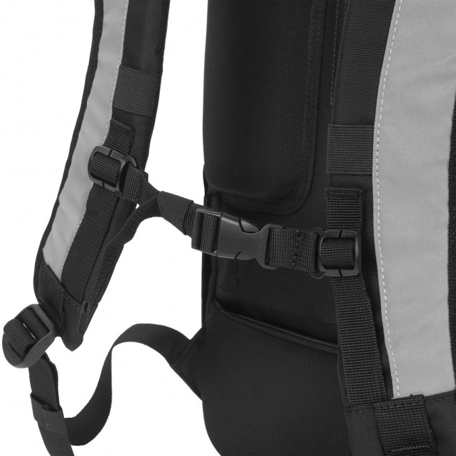 DICOTA Hi-Vis V2 backpack Rucksack Black Polyethylene terephthalate (PET), Thermoplastic polyurethane (TPU)