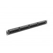 Lanberg patch panel 24 port 1U Cat.5e UTP Black PPU5-1024-B Lanberg patch panel 24 port 1U Cat.5e UTP Black PPU5-1024-B