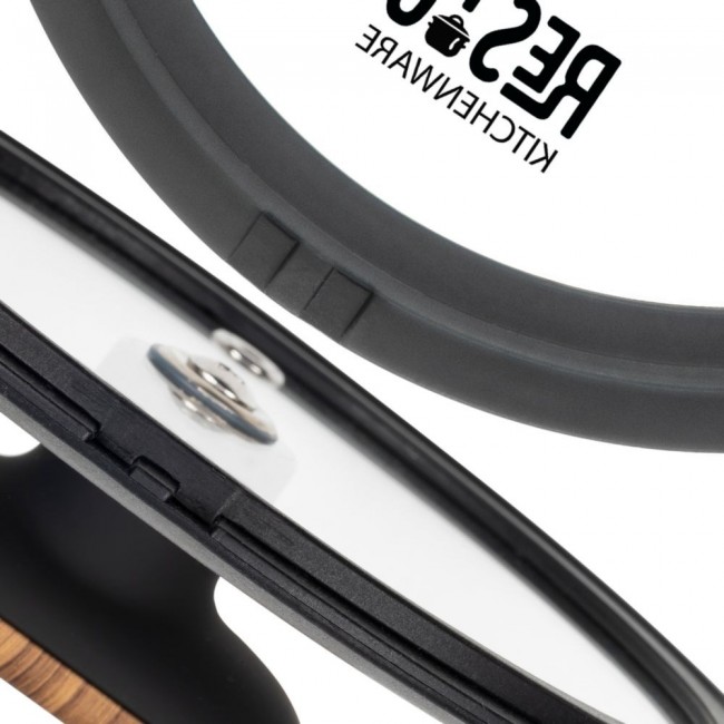 Resto Kitchenware Mon 2.6 L Round Black, Wood Resto Kitchenware Mon 2.6 L Round Black, Wood