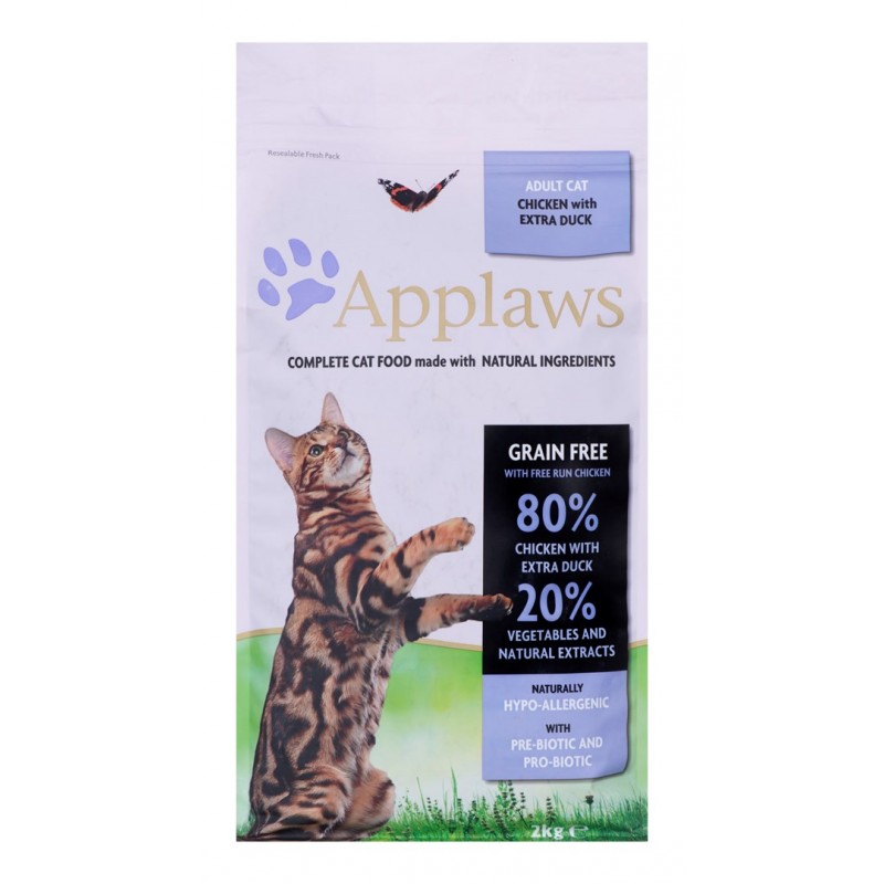 APPLAWS Chicken with duck - dry cat food - 2kg APPLAWS Chicken with duck - dry cat food - 2kg